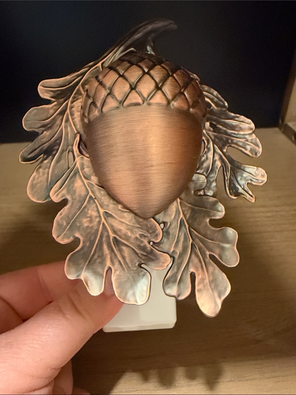 Bath & Body Works Antique Copper Acorn & Oak Leaf Scent Plug Fall